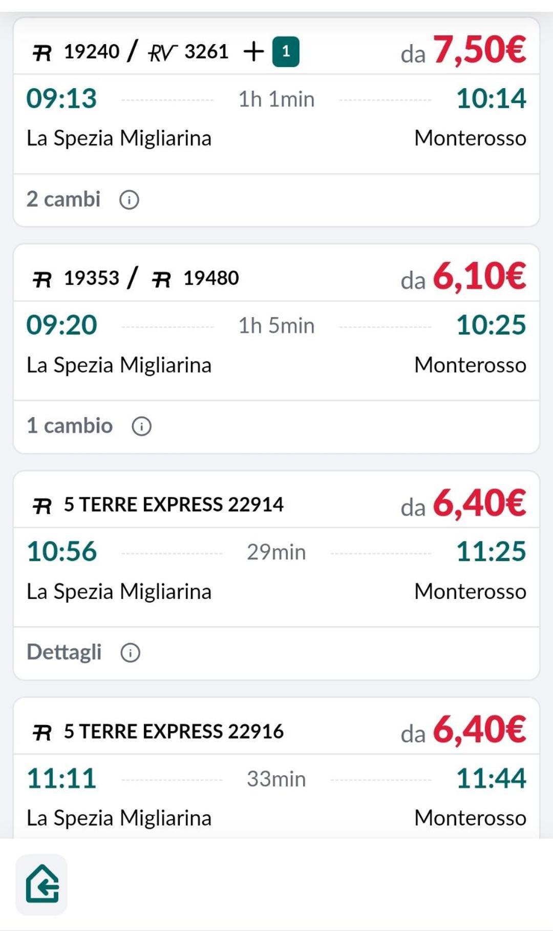 5 Terre Express Migliarina Apartment La Spezia Luaran gambar